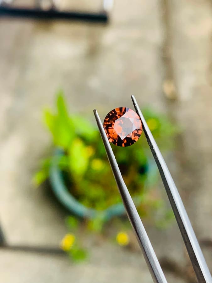 Natural zircon