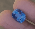 Cornflower blue sapphire